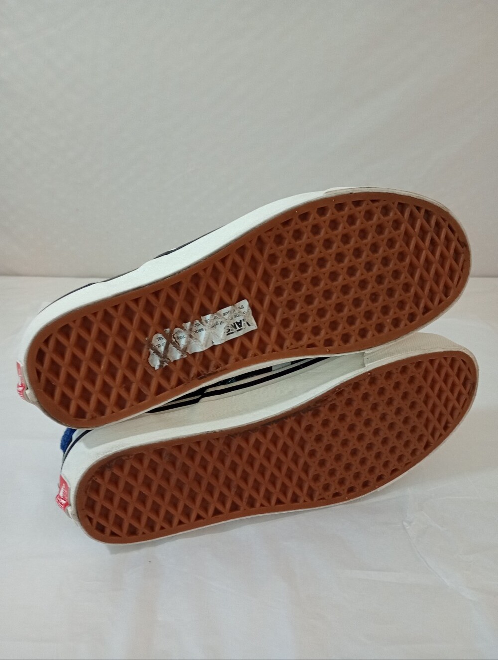 Vans Classic Slip On Mixed Media Rainbow Checkerboard Unisex Men's 7, Women's 8. - Picture 5 of 7